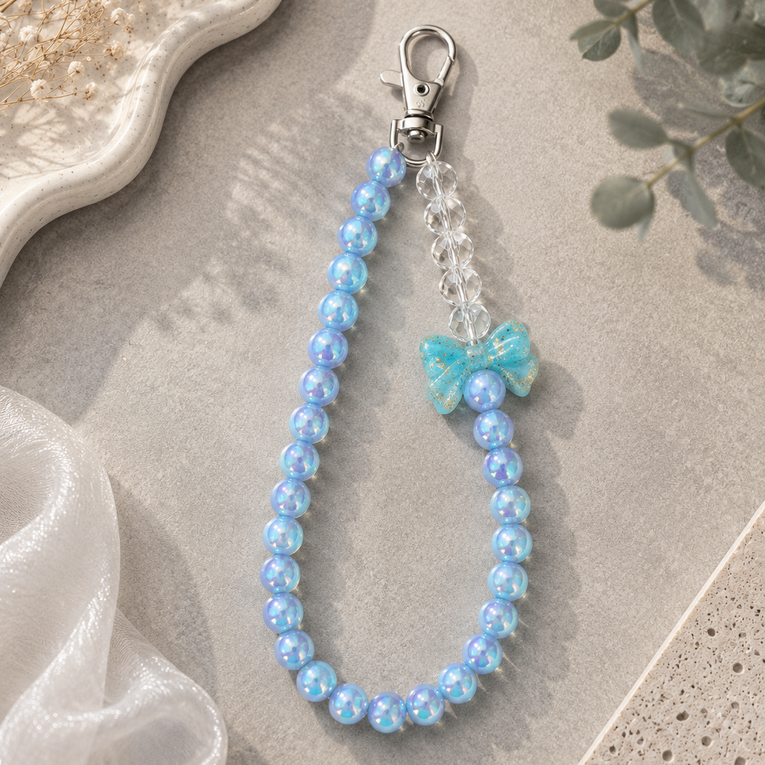 Ocean Pearl Bow Phone Charm