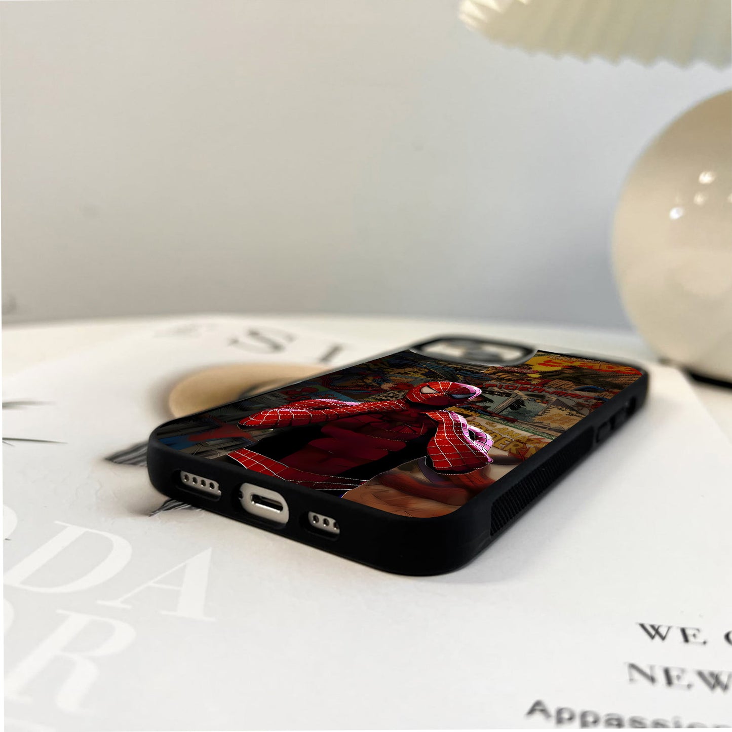 Spiderman Never Quit Glass Case