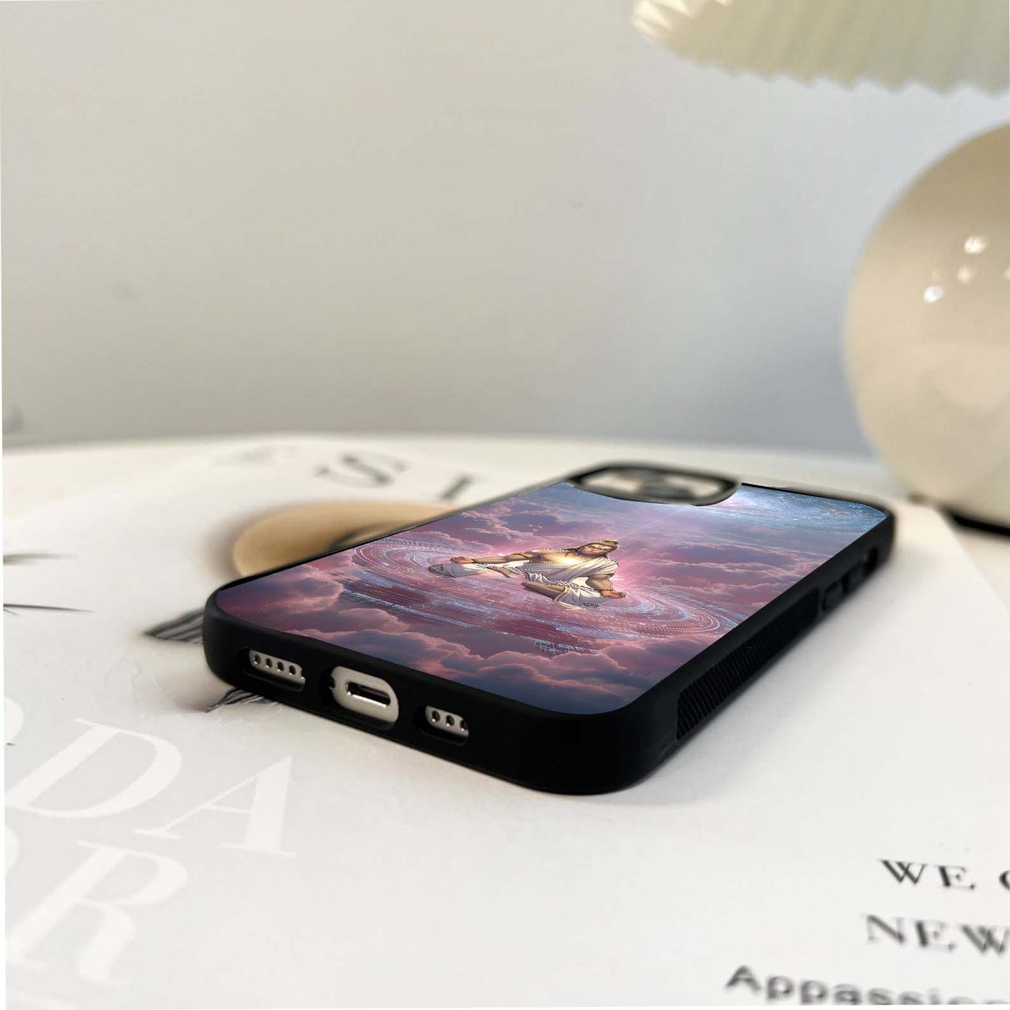 Cosmic Hanuman Awakening Glass Case