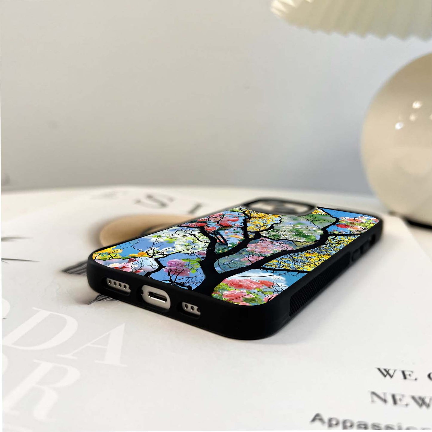 Blooming Mosaic Dreams Glass Case