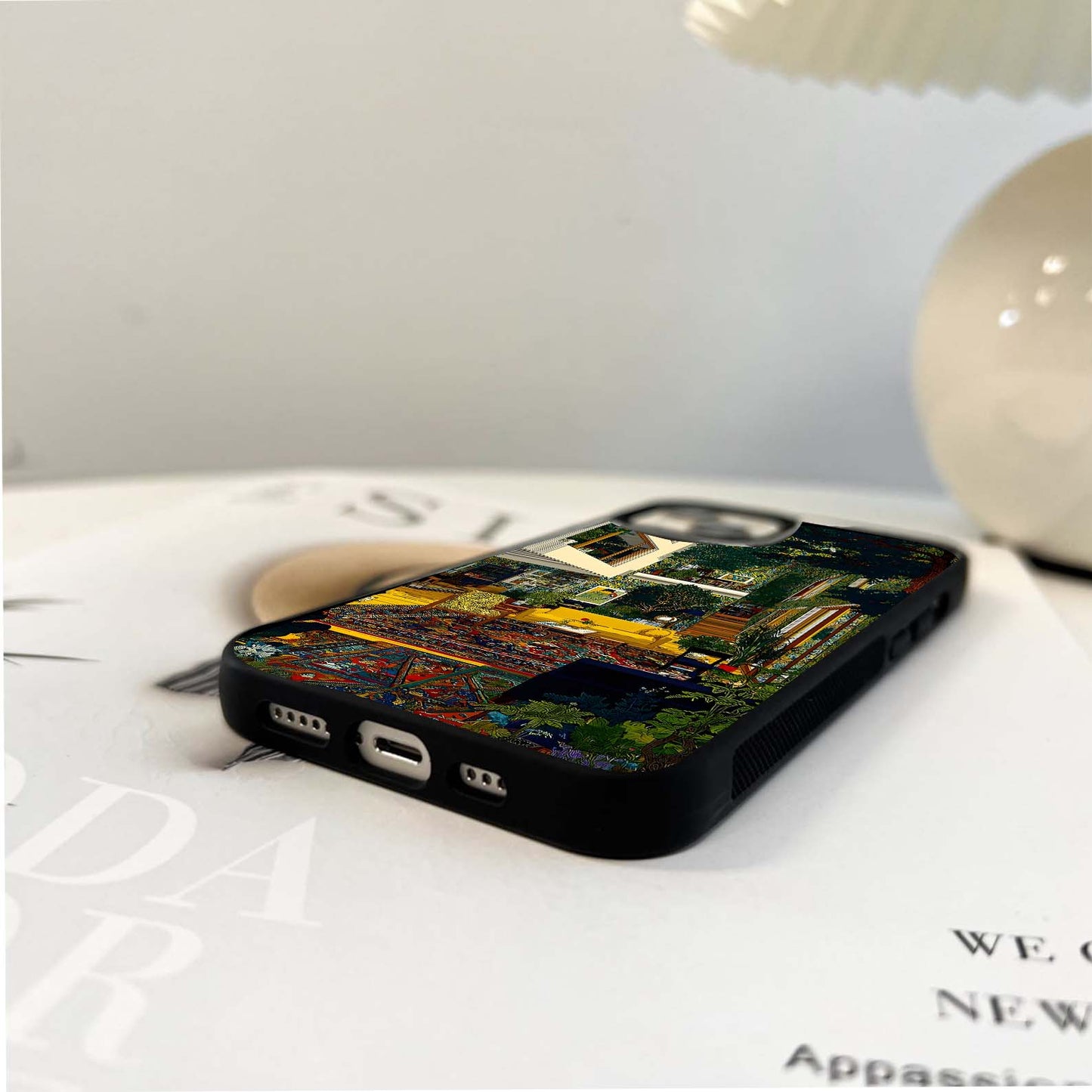 Modern Jungle Living Glass Case