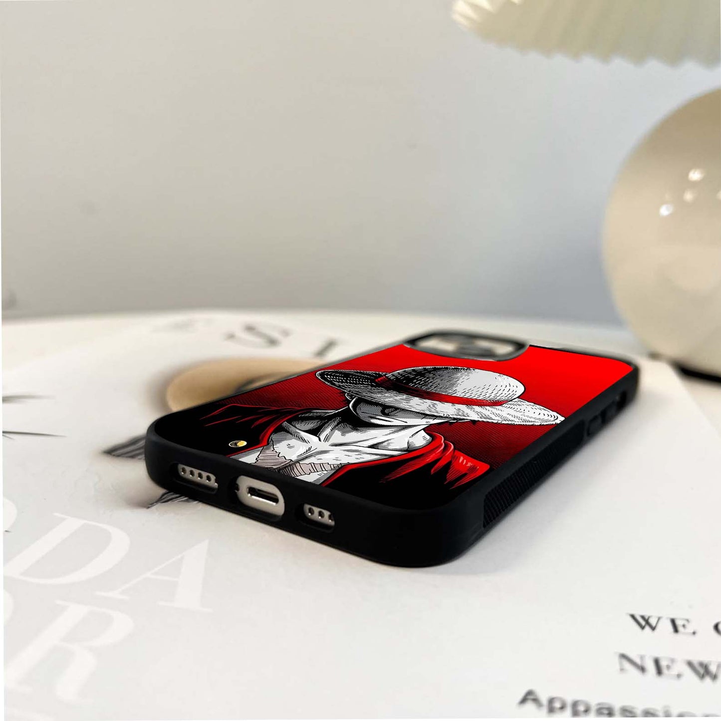 Luffy Pirate Resolve Glass Case