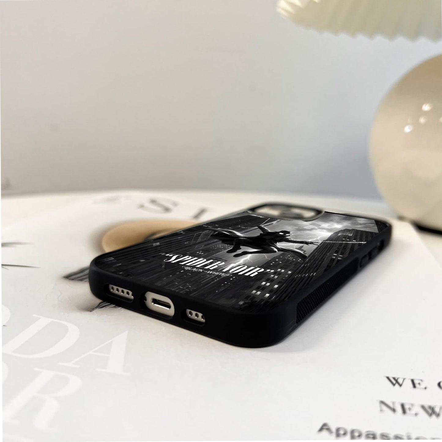 Noir Web Phantom Glass Case