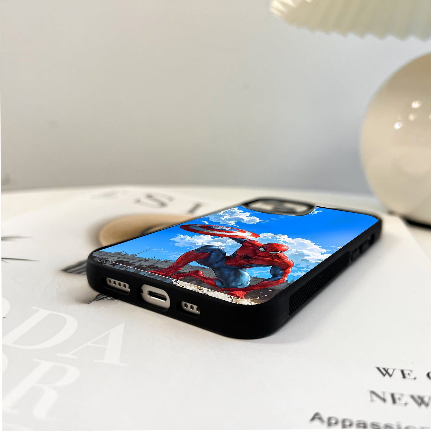 Spiderman Captain Fusion Glass Case