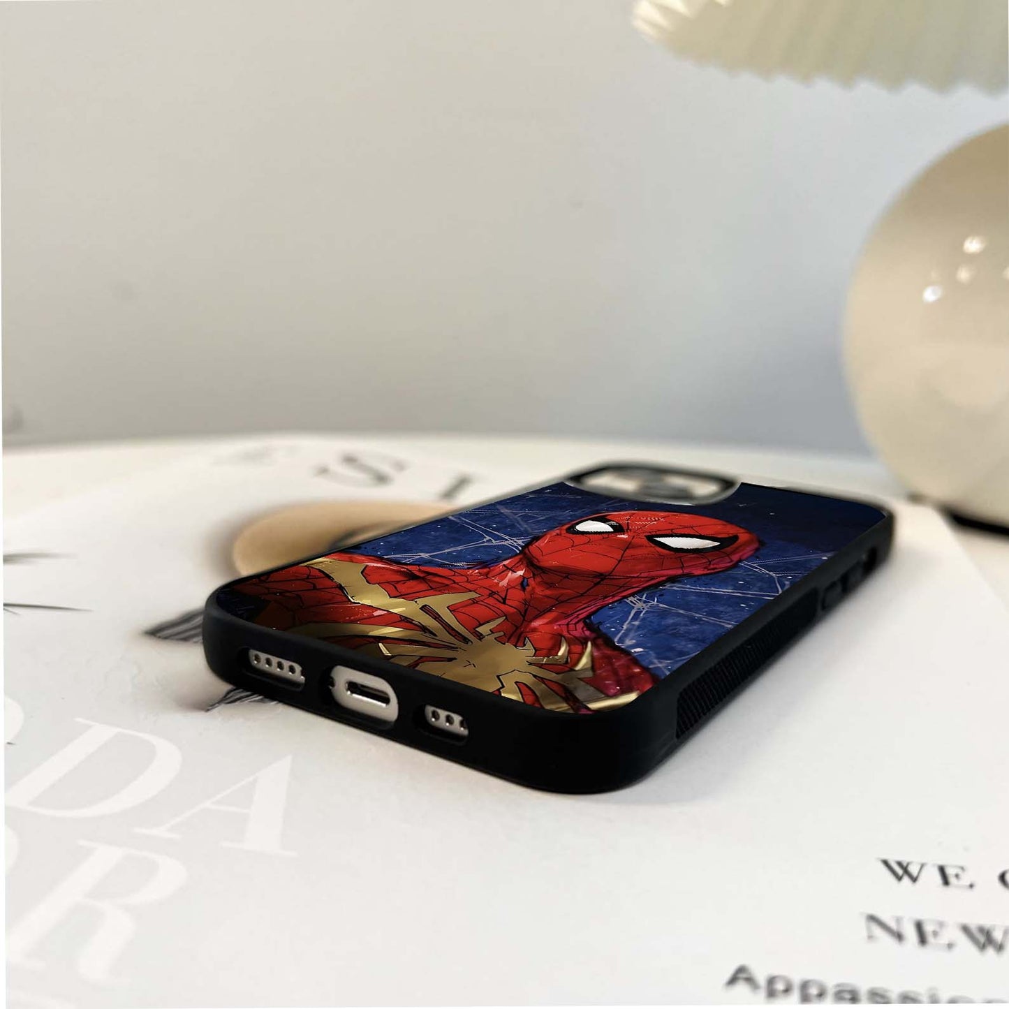 Spiderman Iron Shadow Glass Case