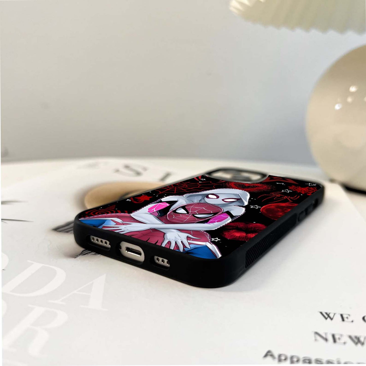 Spiderman Neon Swing Glass Case