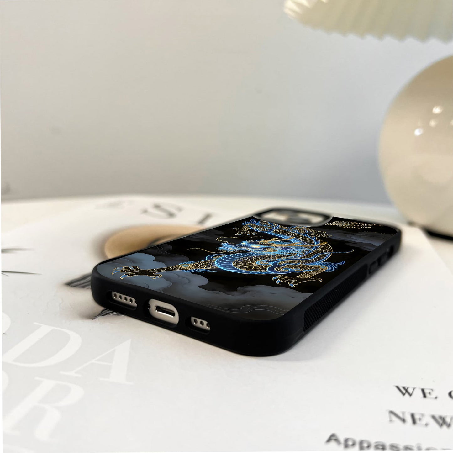 Azure Dragon Majesty Glass Case