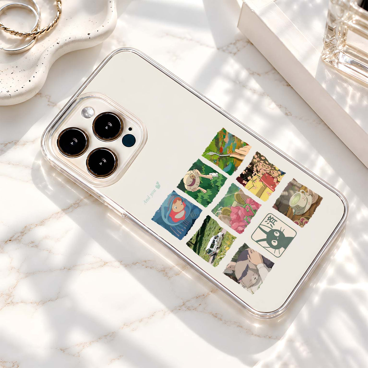 Ghibli Memory Moments Clear Silicon Cover