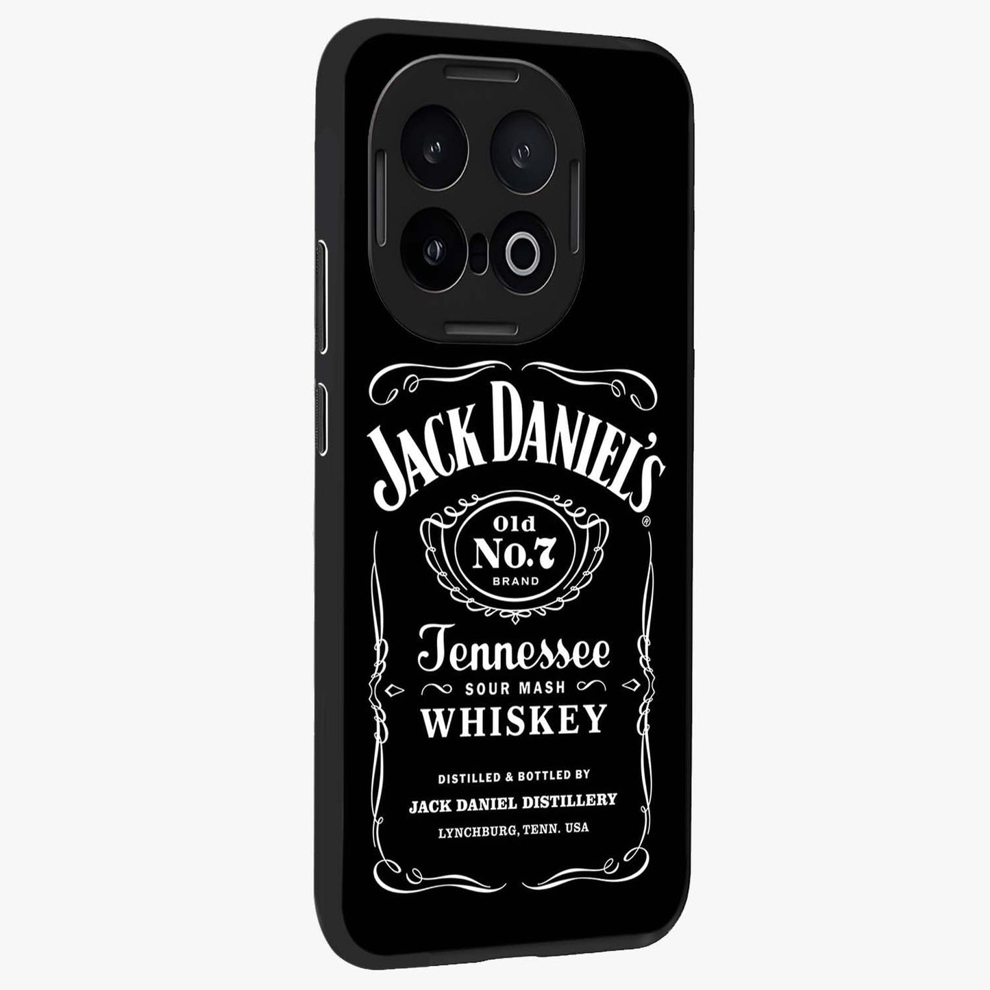 Vintage Whiskey Heritage Glass Case upright view showcasing stylish vintage whiskey artwork with timeless bar culture theme.