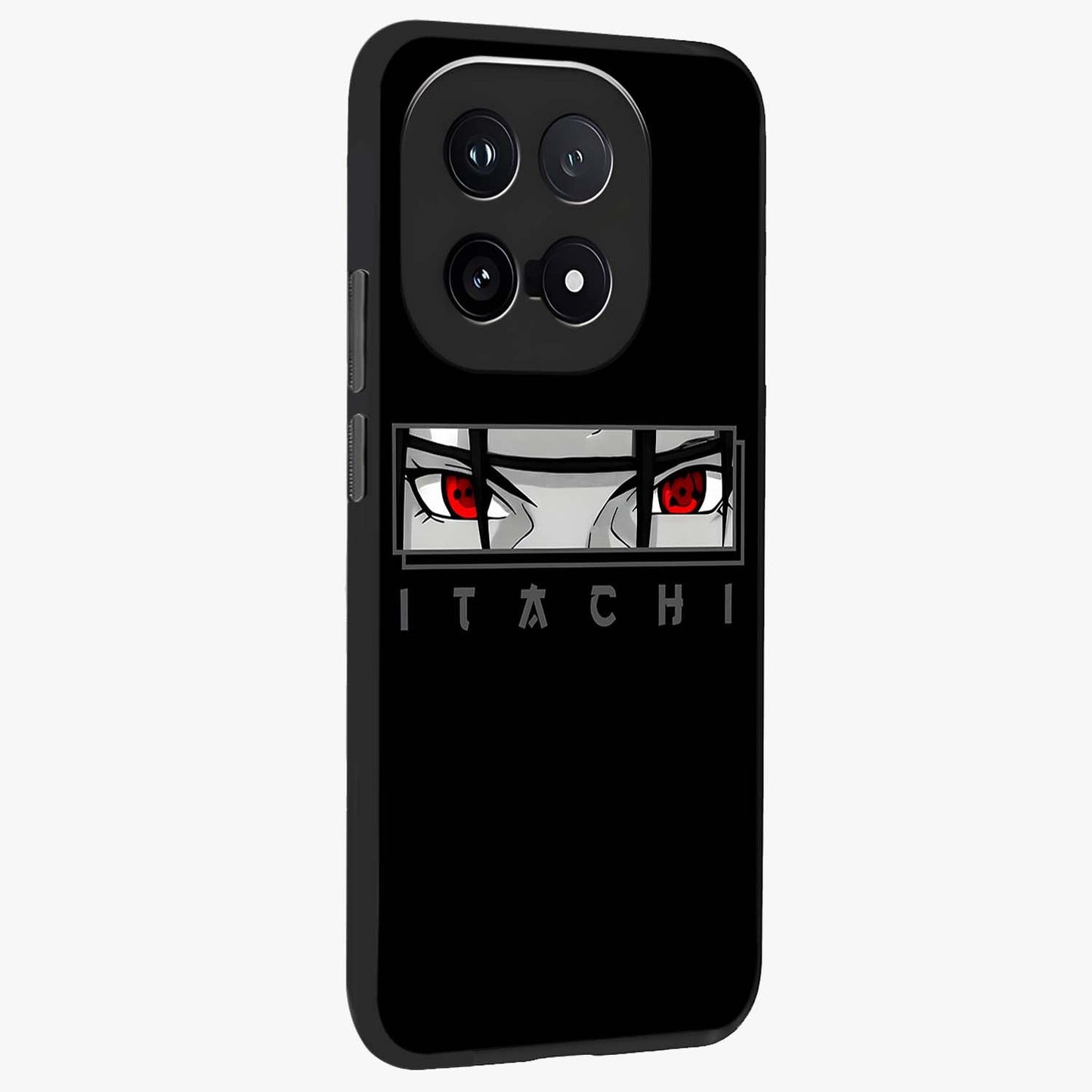 Scarlet Gaze Dominance Glass Case upright view showcasing powerful dramatic artwork with dominant artistic theme.
