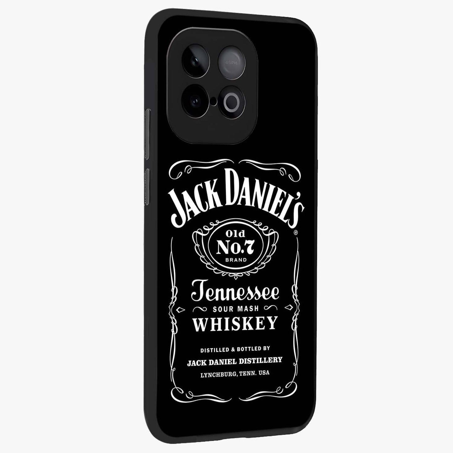 Vintage Whiskey Heritage Glass Case upright view showcasing stylish vintage whiskey artwork with timeless bar culture theme.