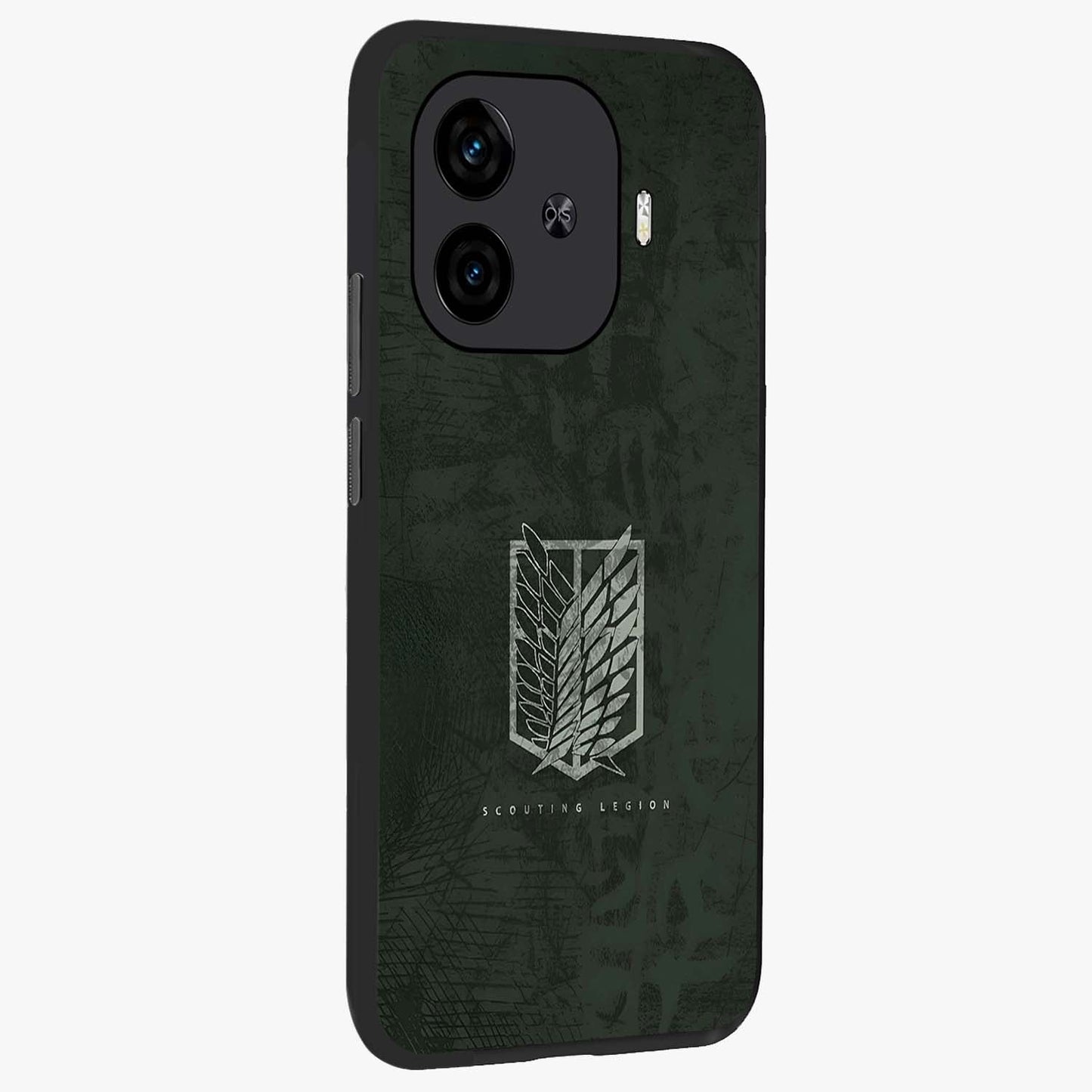 Wings Of Freedom Glass Case upright view showcasing powerful wings artwork with freedom themed design.