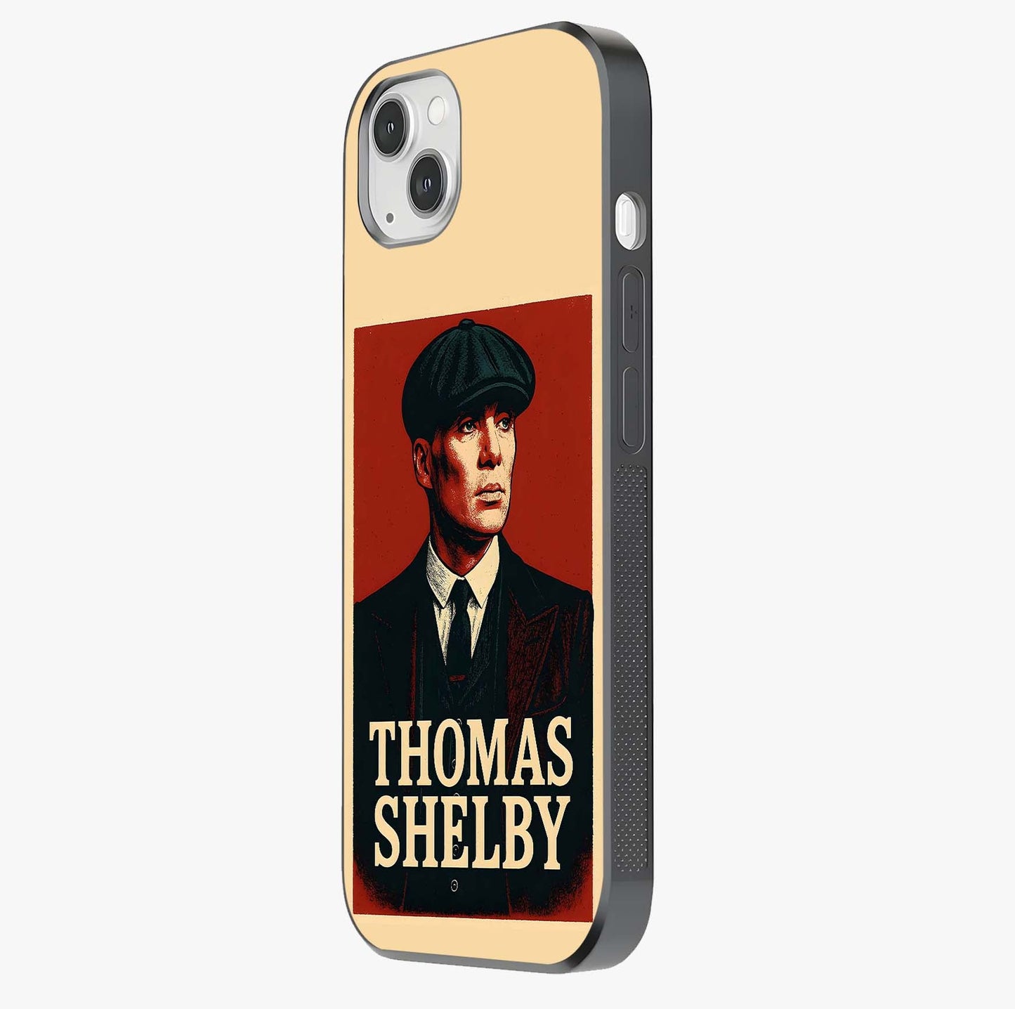 Vintage Mafia Authority Glass Case photographed in natural light showing reflective finish and design depth.