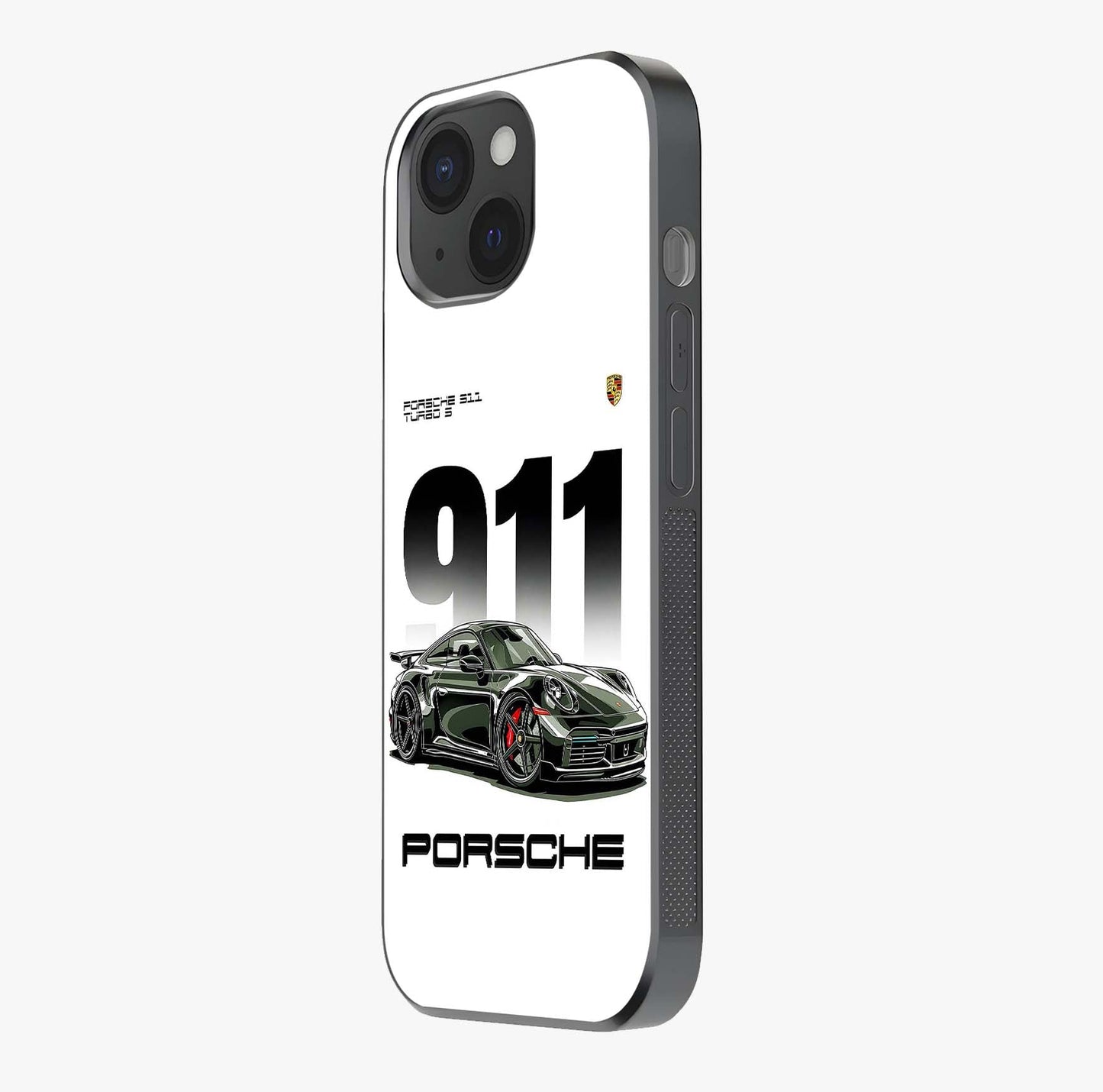 911 Turbo Dominance Glass Case photographed in natural light showing reflective finish and design depth.