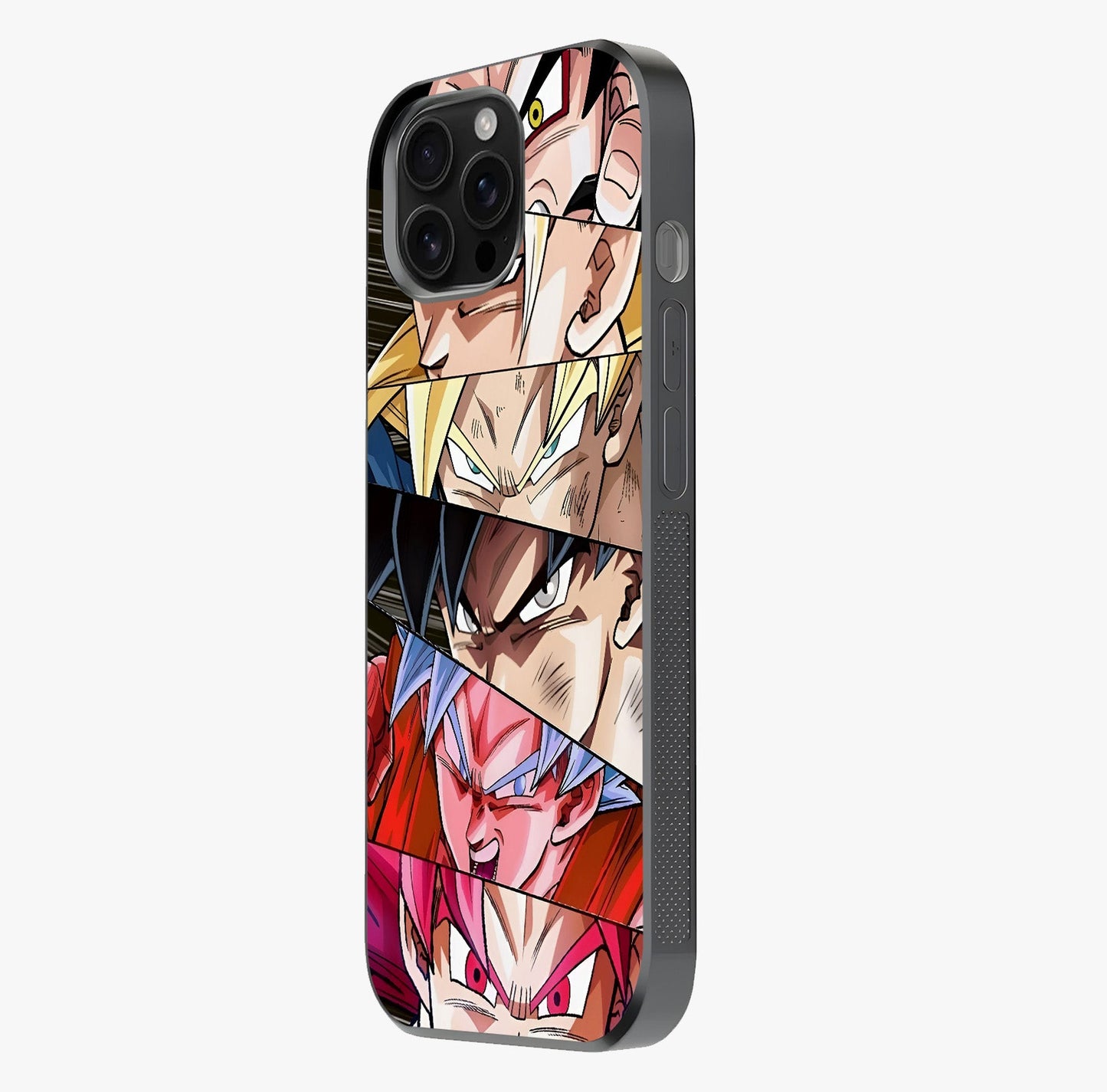 Anime Character Glass Case photographed in natural light showing reflective finish and design depth.