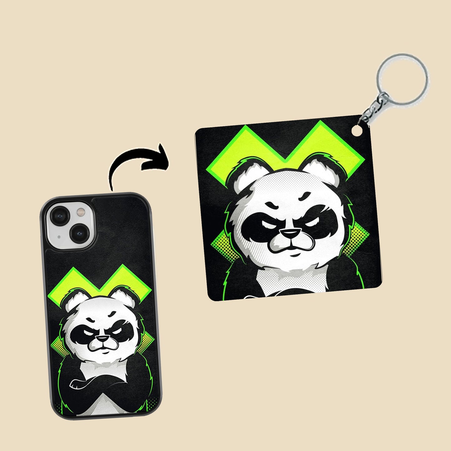 Same Design Keychain