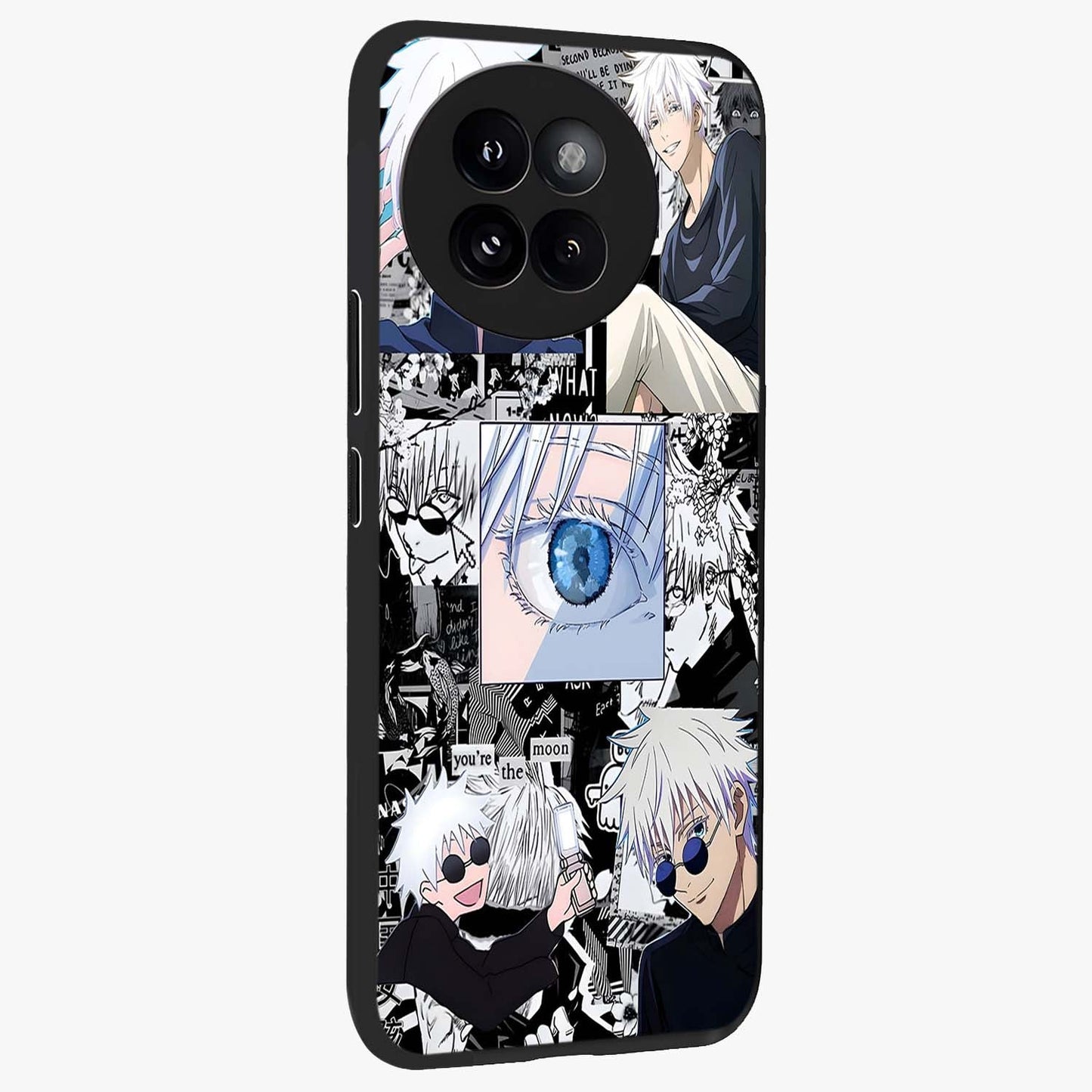 Infinity Sorcerer Chaos Glass Case upright view showcasing dramatic sorcerer artwork with chaotic mystical theme.