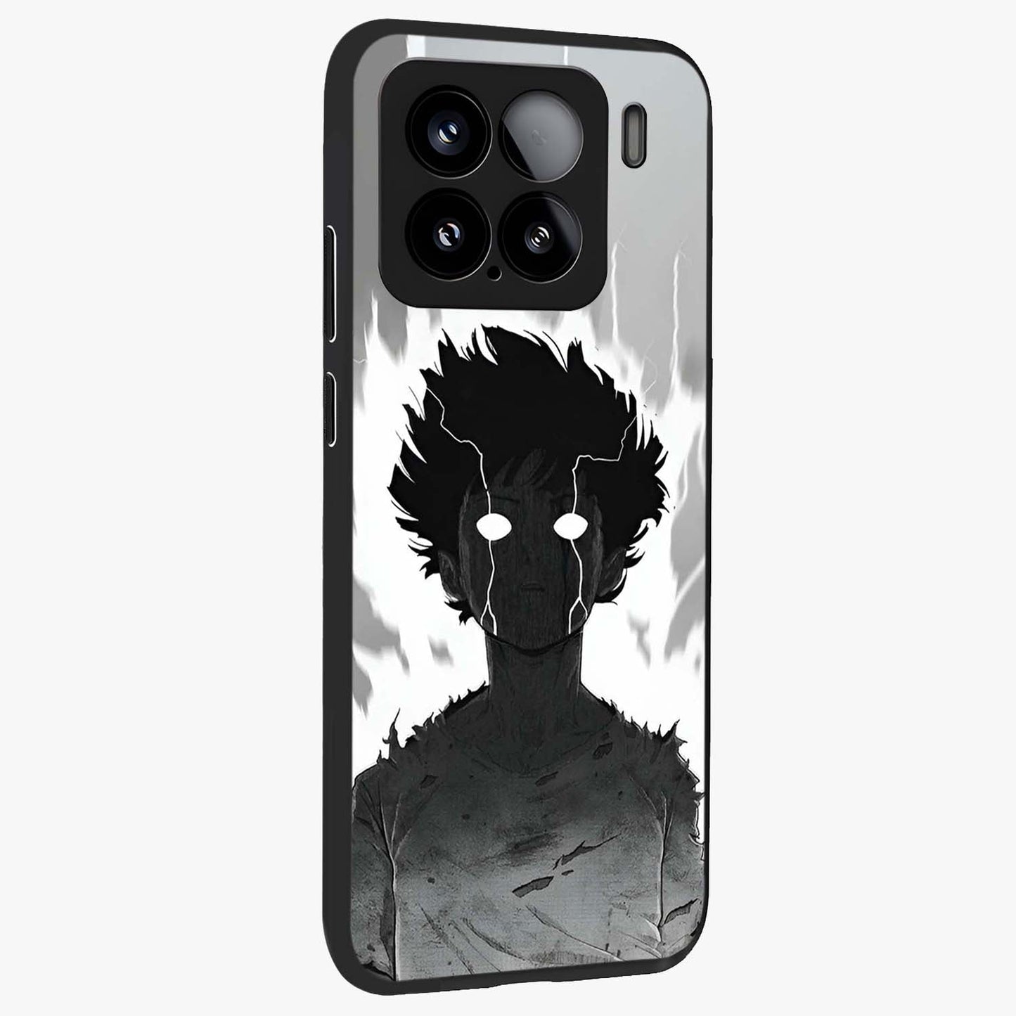 Awakened Inner Rage Glass Case upright view showcasing dramatic artwork with strong expressive aesthetic.