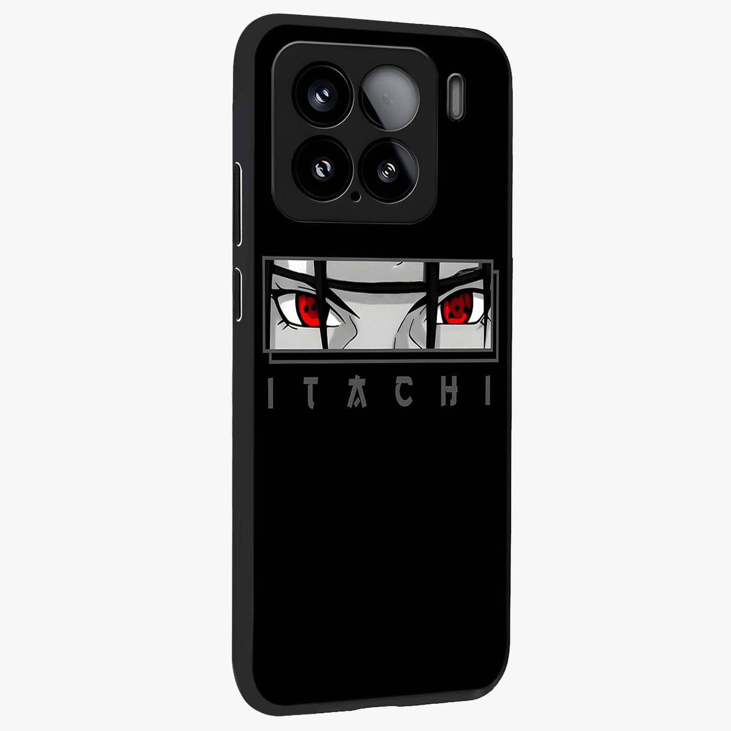 Scarlet Gaze Dominance Glass Case upright view showcasing powerful dramatic artwork with dominant artistic theme.