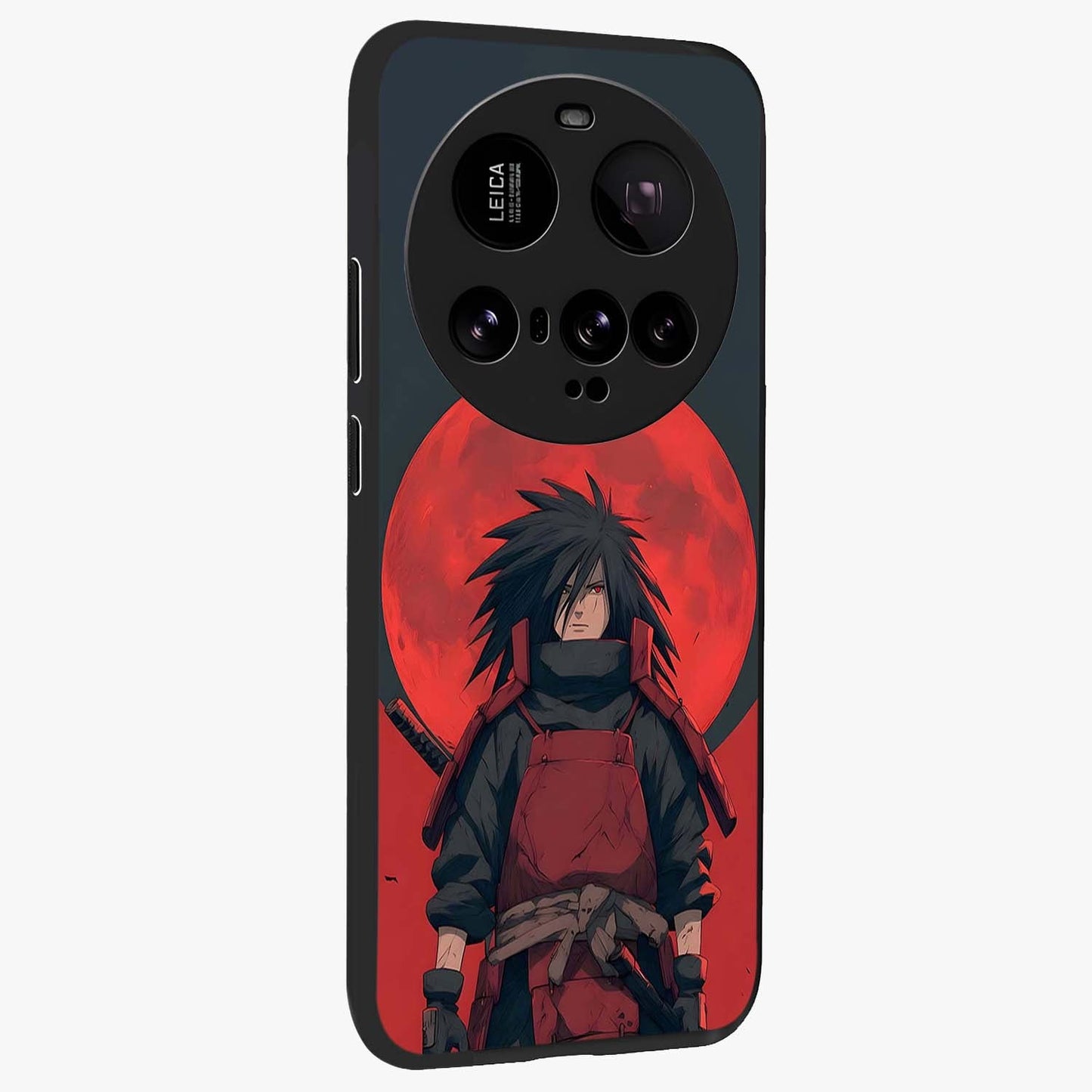 Crimson Moon Warlord Glass Case upright view showcasing powerful warlord artwork with dark celestial theme.