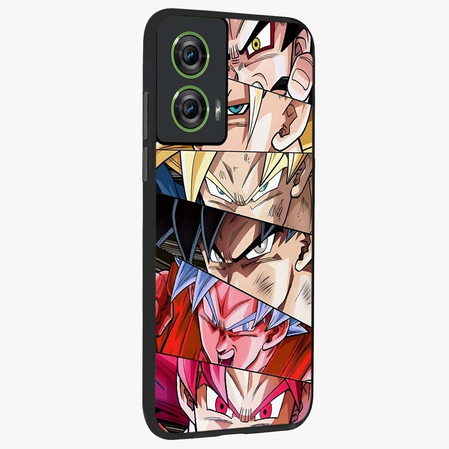 Anime Character Glass Case upright view showcasing expressive anime artwork with bold graphic style.