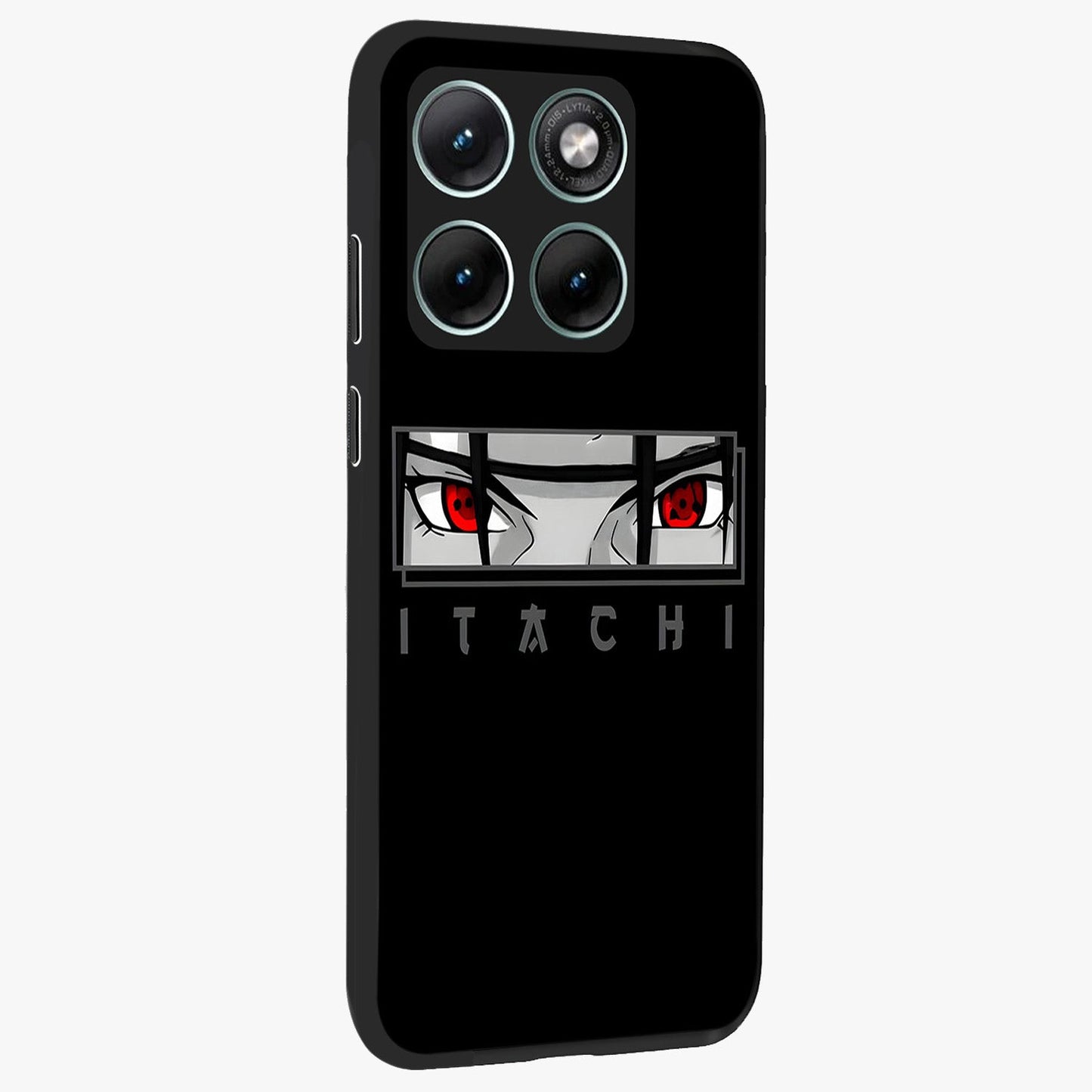 Scarlet Gaze Dominance Glass Case upright view showcasing powerful dramatic artwork with dominant artistic theme.