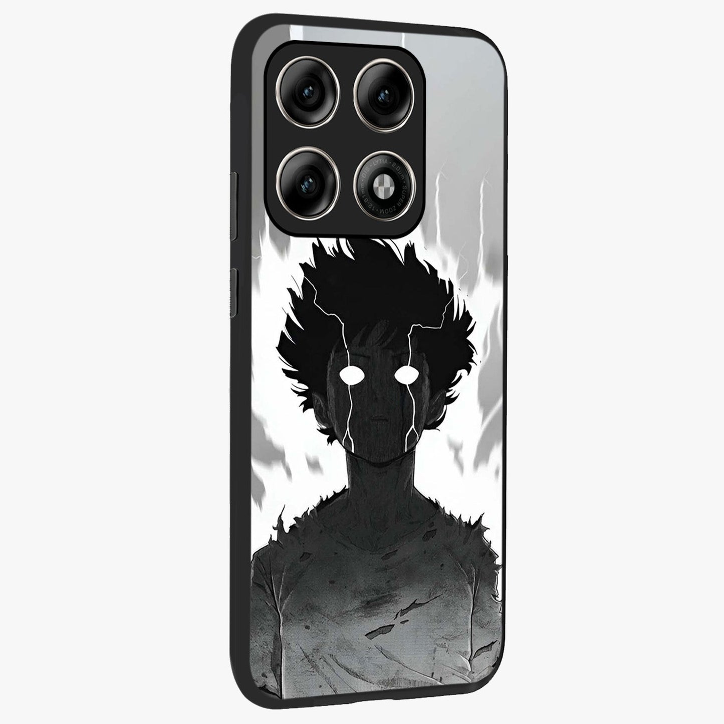 Awakened Inner Rage Glass Case upright view showcasing dramatic artwork with strong expressive aesthetic.