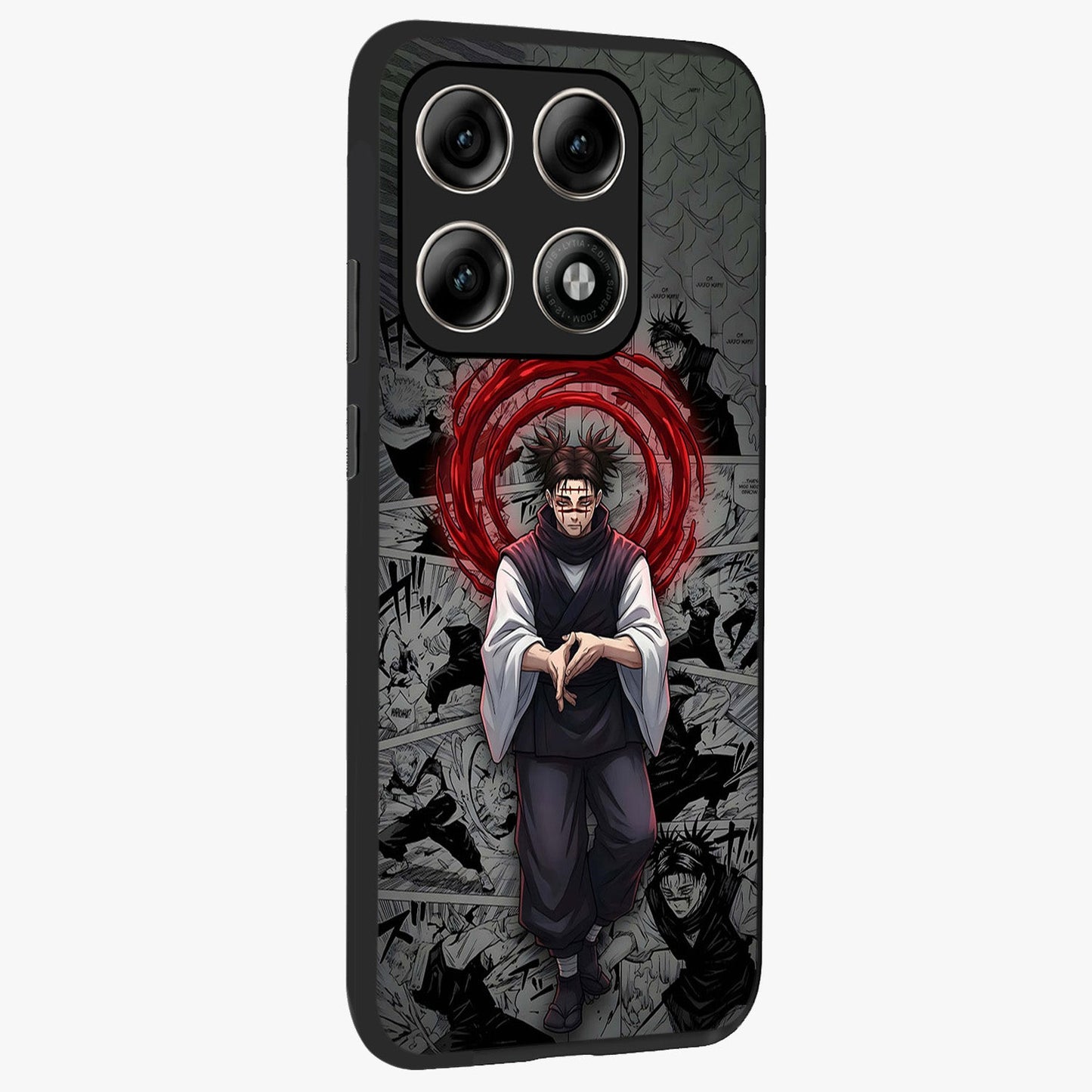 Cursed Ritual Ascension Glass Case upright view showcasing powerful ascension artwork with dark fantasy theme.