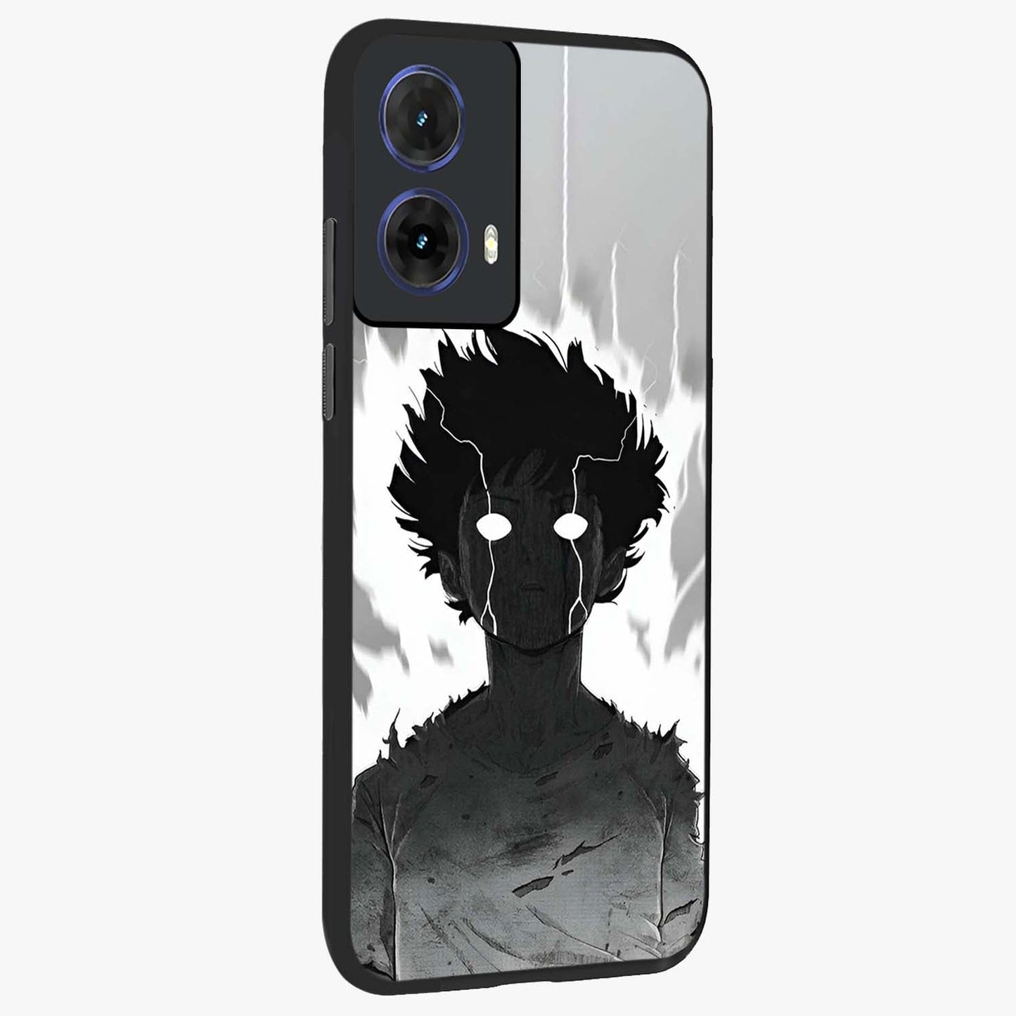 Awakened Inner Rage Glass Case upright view showcasing dramatic artwork with strong expressive aesthetic.
