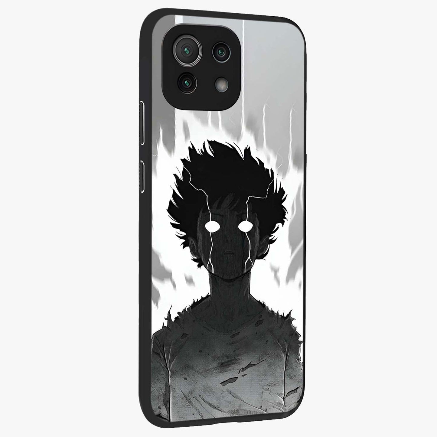 Awakened Inner Rage Glass Case upright view showcasing dramatic artwork with strong expressive aesthetic.