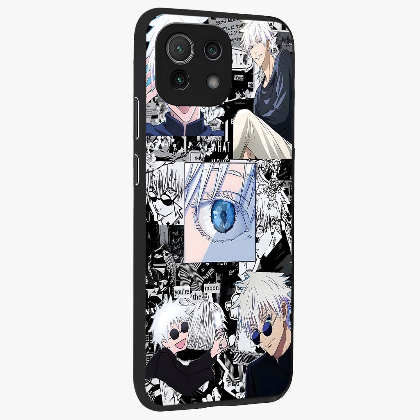 Infinity Sorcerer Chaos Glass Case upright view showcasing dramatic sorcerer artwork with chaotic mystical theme.