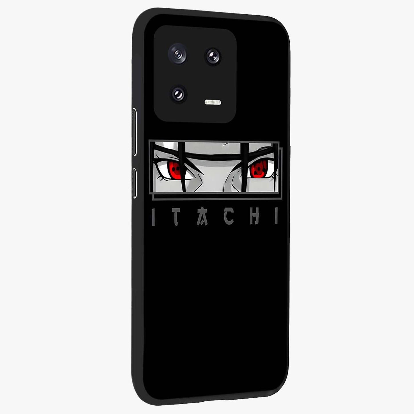 Scarlet Gaze Dominance Glass Case upright view showcasing powerful dramatic artwork with dominant artistic theme.