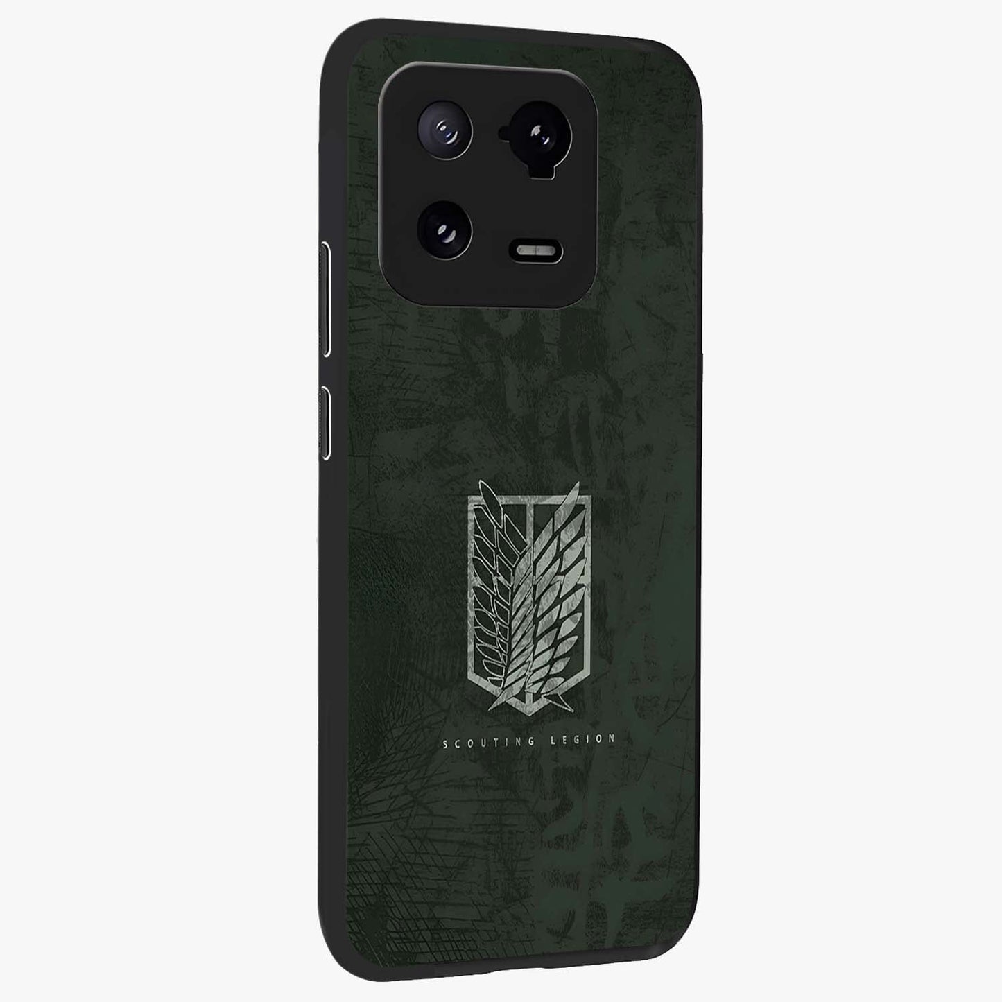 Wings Of Freedom Glass Case upright view showcasing powerful wings artwork with freedom themed design.