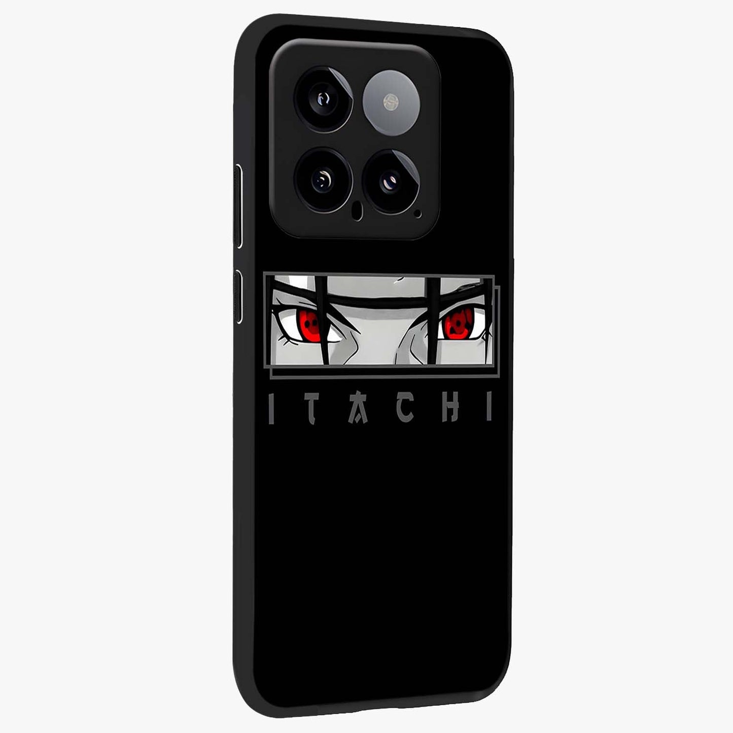 Scarlet Gaze Dominance Glass Case upright view showcasing powerful dramatic artwork with dominant artistic theme.