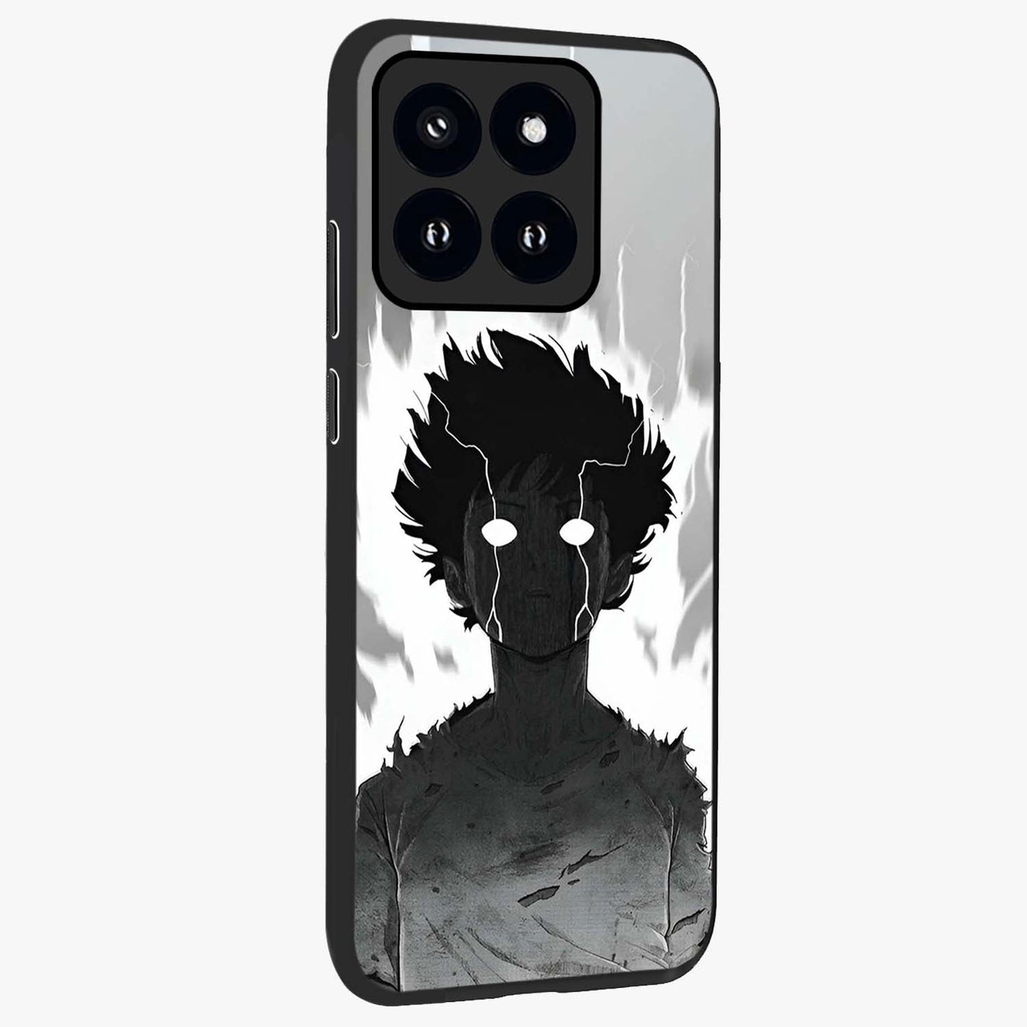 Awakened Inner Rage Glass Case upright view showcasing dramatic artwork with strong expressive aesthetic.