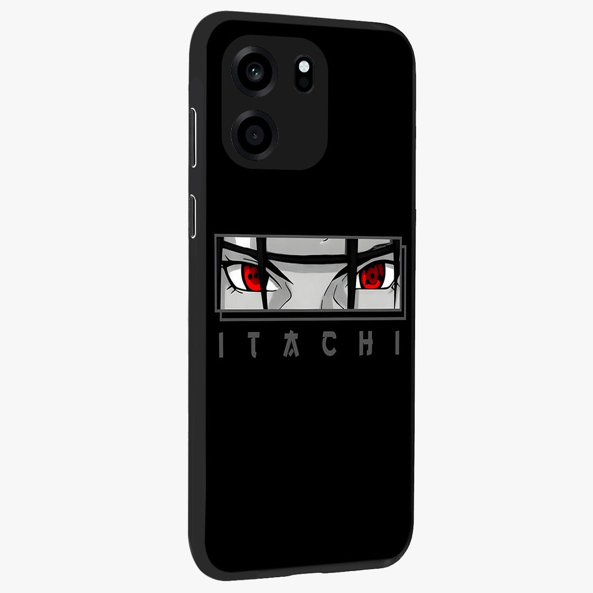 Scarlet Gaze Dominance Glass Case upright view showcasing powerful dramatic artwork with dominant artistic theme.
