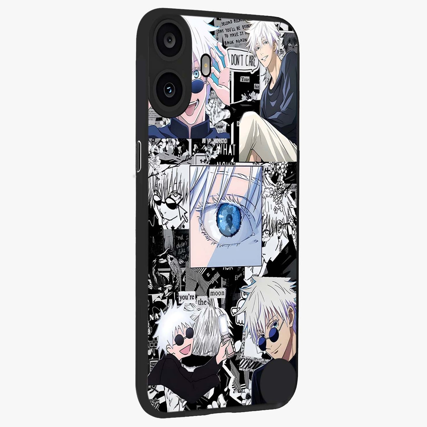 Infinity Sorcerer Chaos Glass Case upright view showcasing dramatic sorcerer artwork with chaotic mystical theme.