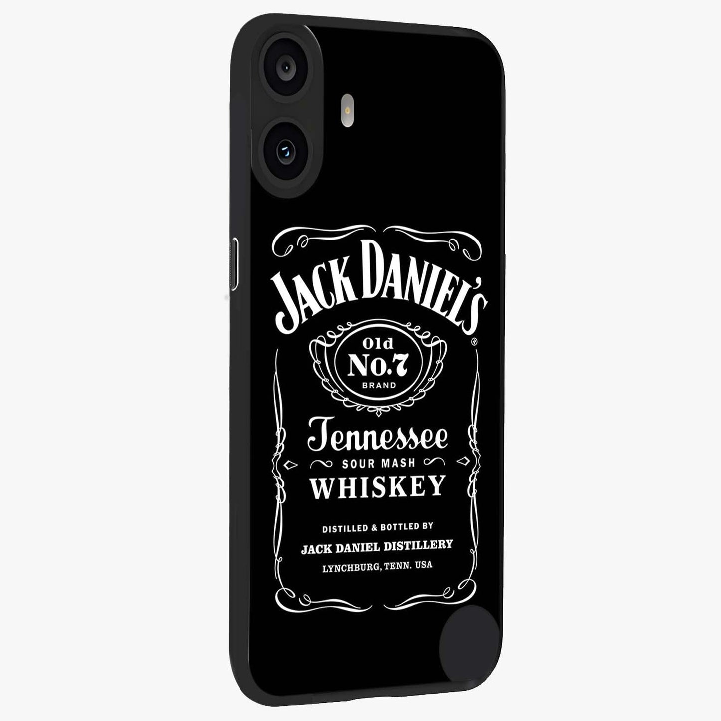 Vintage Whiskey Heritage Glass Case upright view showcasing stylish vintage whiskey artwork with timeless bar culture theme.