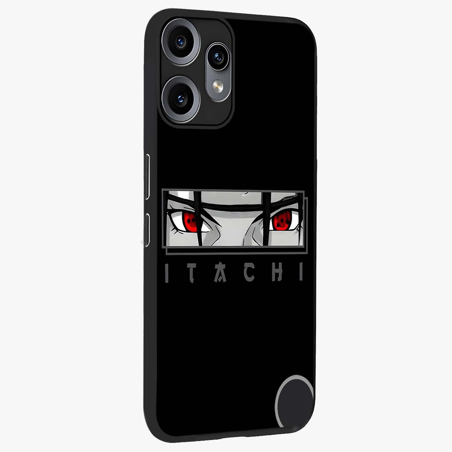 Scarlet Gaze Dominance Glass Case upright view showcasing powerful dramatic artwork with dominant artistic theme.