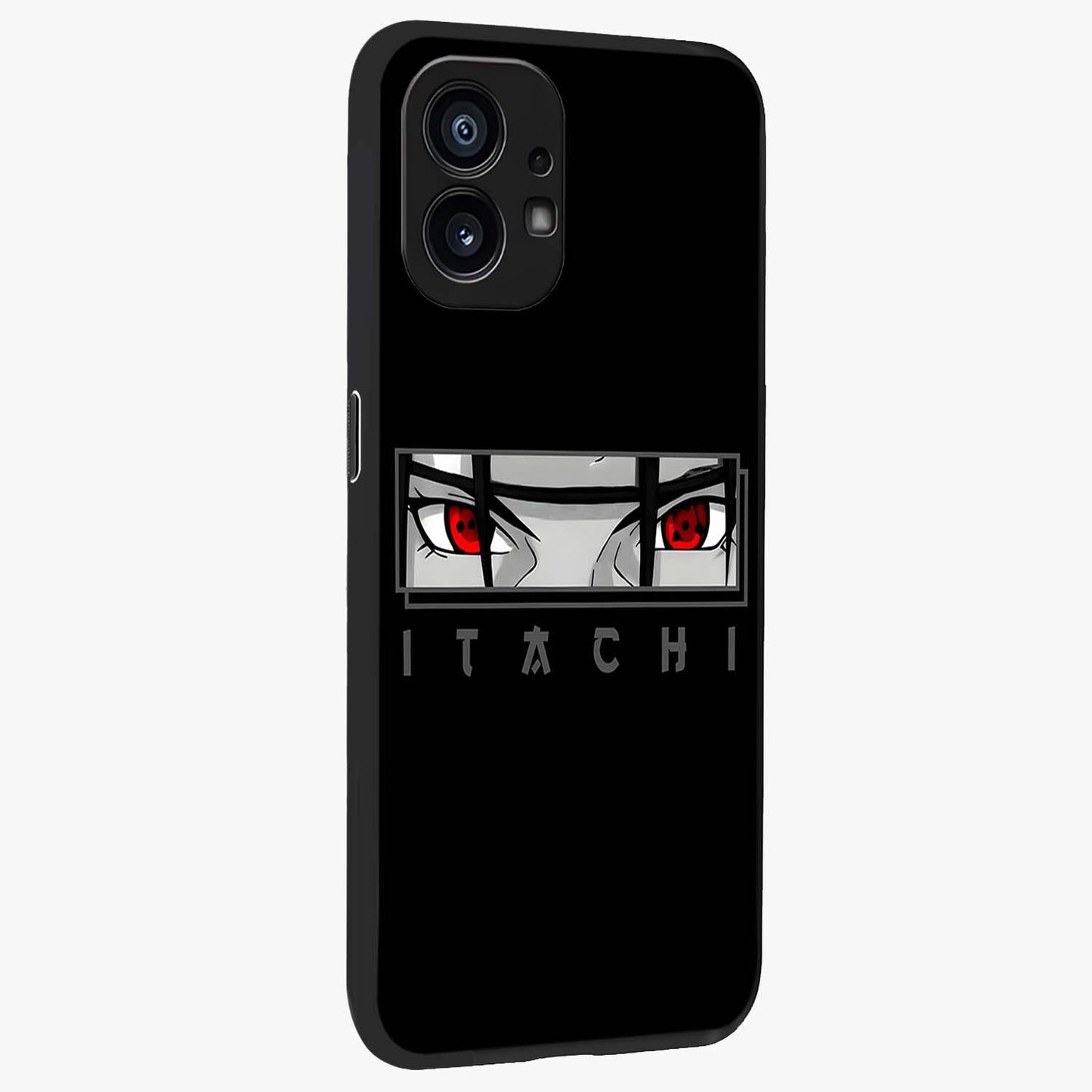 Scarlet Gaze Dominance Glass Case upright view showcasing powerful dramatic artwork with dominant artistic theme.
