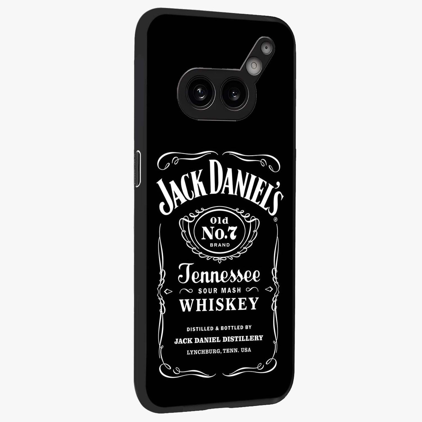 Vintage Whiskey Heritage Glass Case upright view showcasing stylish vintage whiskey artwork with timeless bar culture theme.