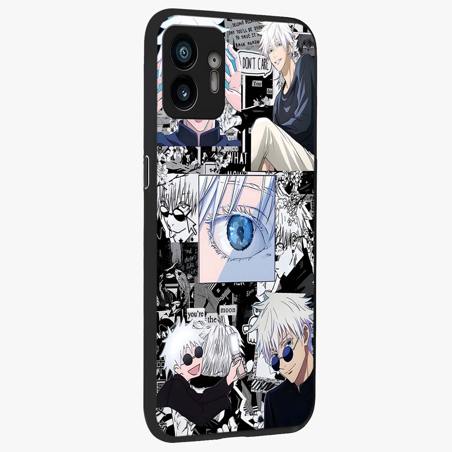 Infinity Sorcerer Chaos Glass Case upright view showcasing dramatic sorcerer artwork with chaotic mystical theme.