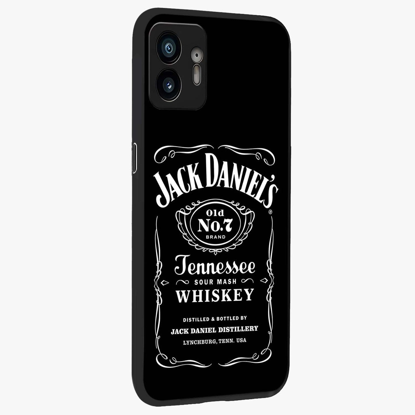 Vintage Whiskey Heritage Glass Case upright view showcasing stylish vintage whiskey artwork with timeless bar culture theme.