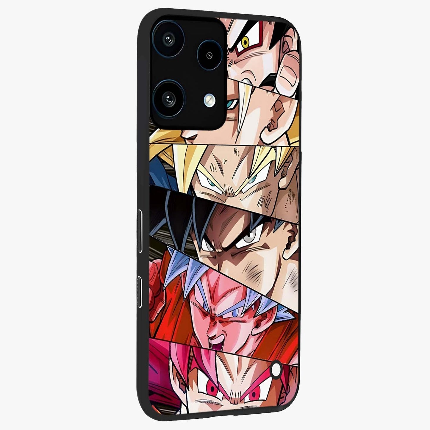 Anime Character Glass Case upright view showcasing expressive anime artwork with bold graphic style.