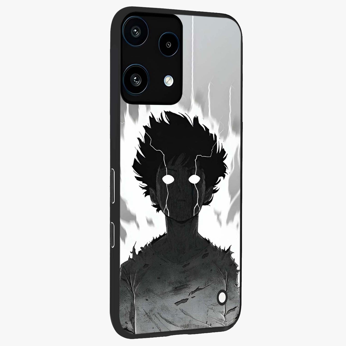 Awakened Inner Rage Glass Case upright view showcasing dramatic artwork with strong expressive aesthetic.