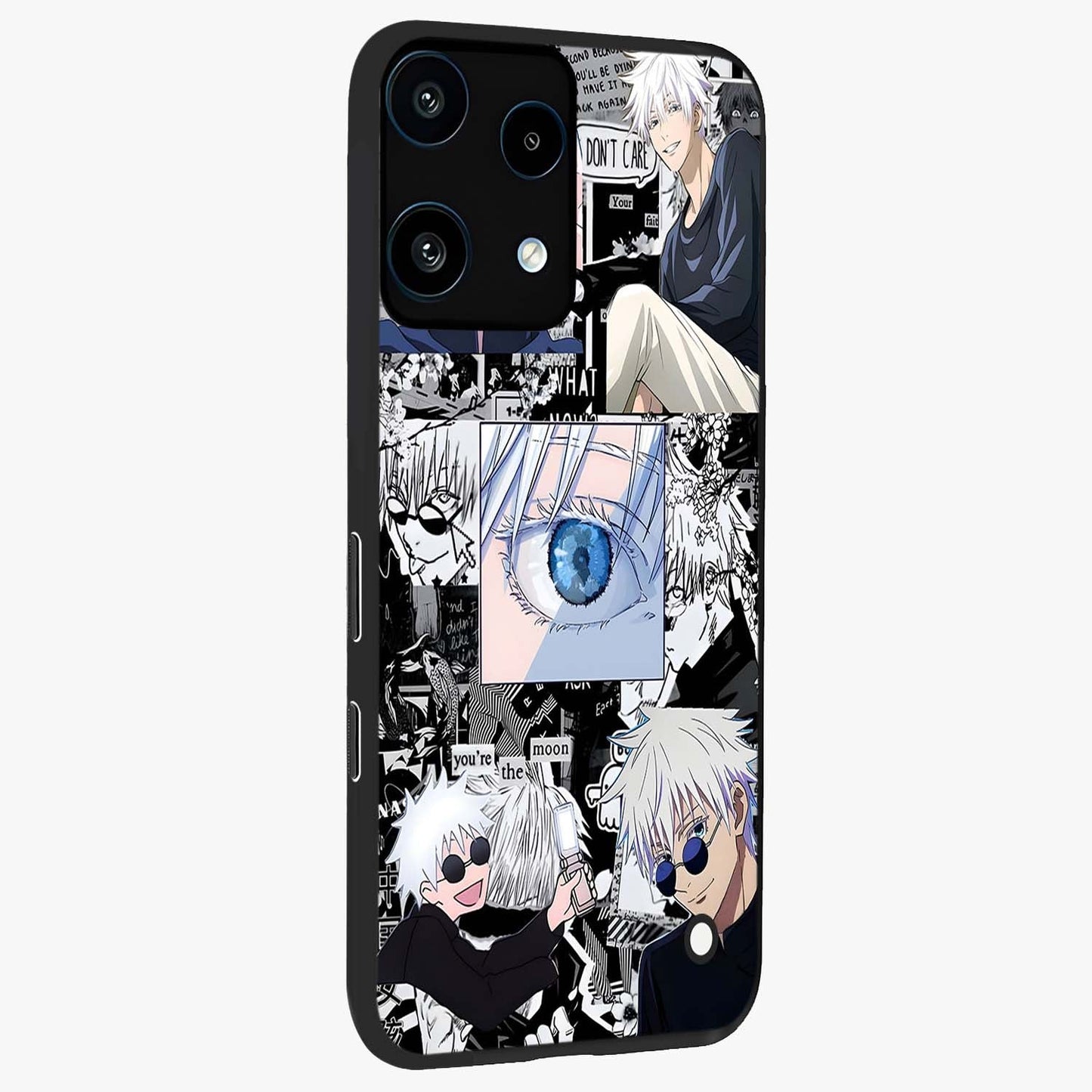 Infinity Sorcerer Chaos Glass Case upright view showcasing dramatic sorcerer artwork with chaotic mystical theme.