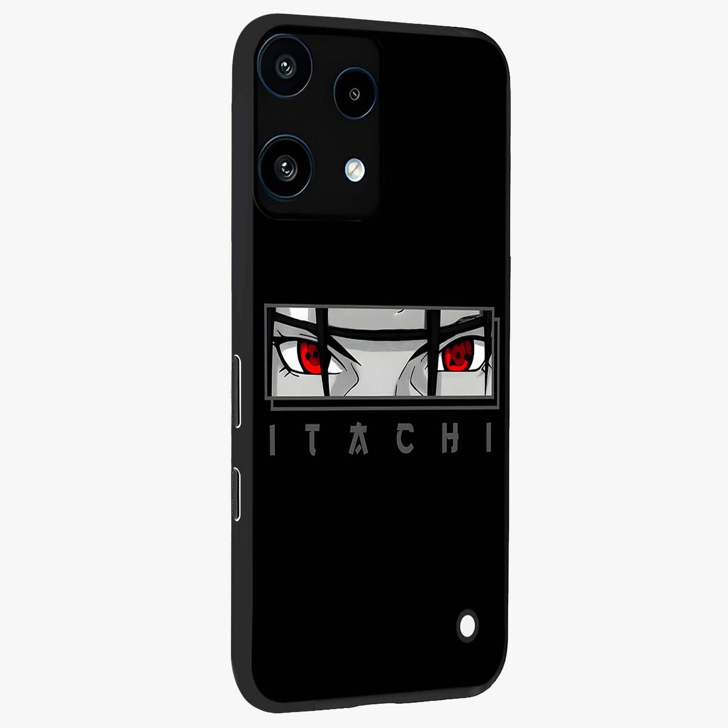 Scarlet Gaze Dominance Glass Case upright view showcasing powerful dramatic artwork with dominant artistic theme.