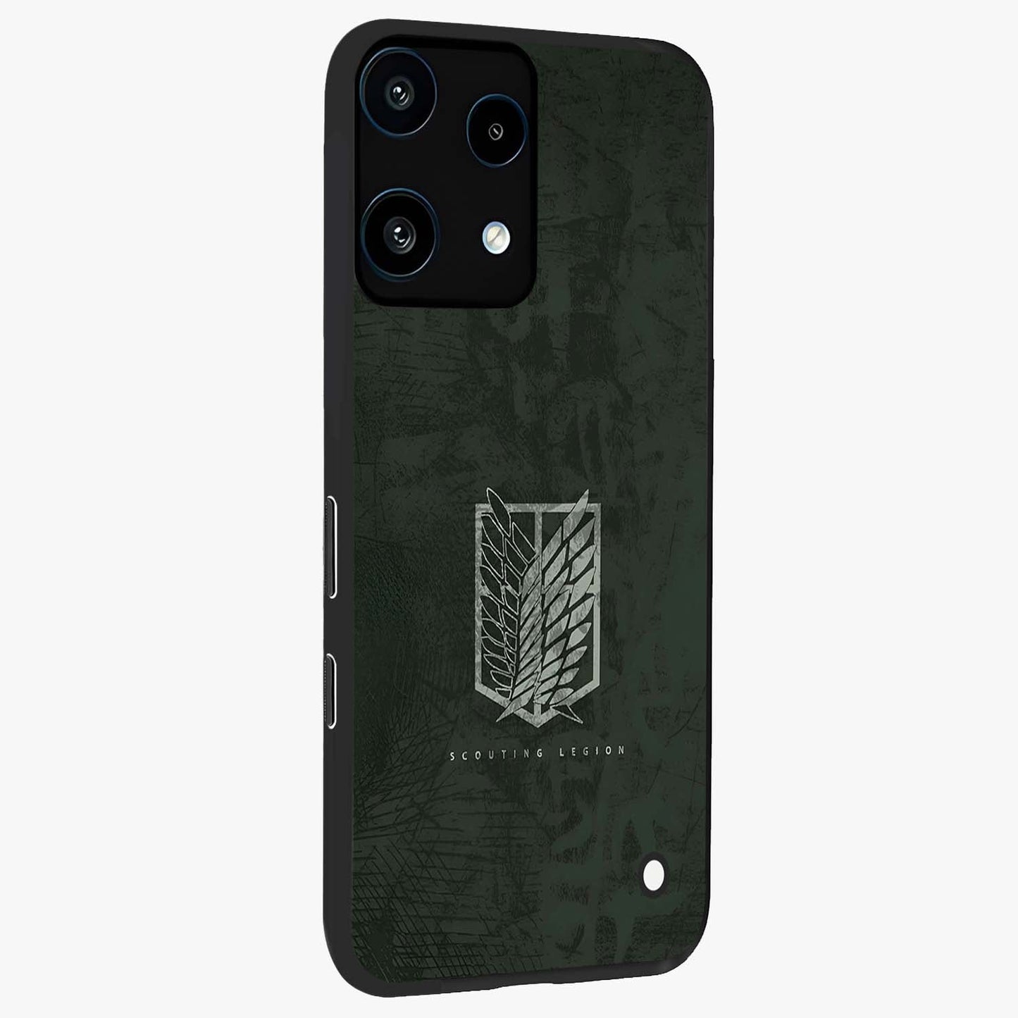 Wings Of Freedom Glass Case upright view showcasing powerful wings artwork with freedom themed design.
