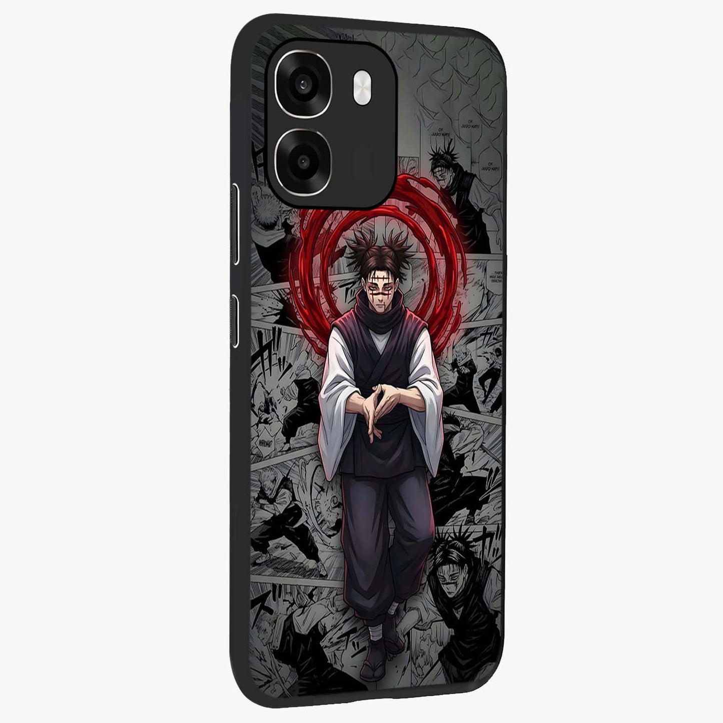 Cursed Ritual Ascension Glass Case upright view showcasing powerful ascension artwork with dark fantasy theme.