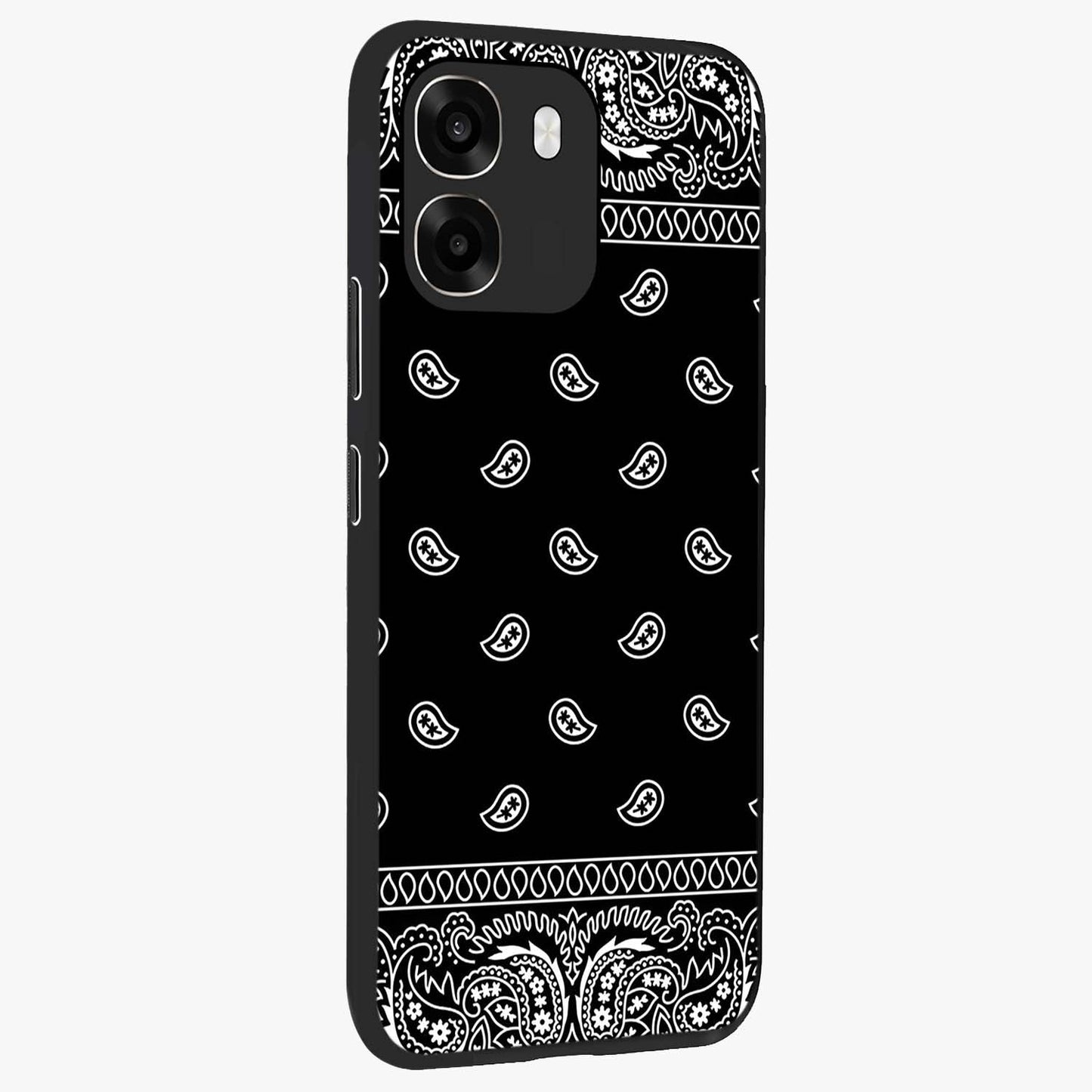 Retro Rebel Threads Glass Case upright view showcasing stylish vintage artwork with bold retro theme.